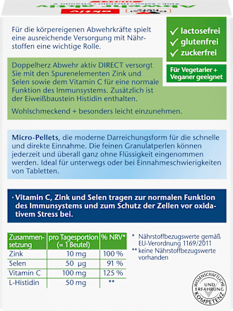 Defense active Direct zakjes 20 stuks, 26 g