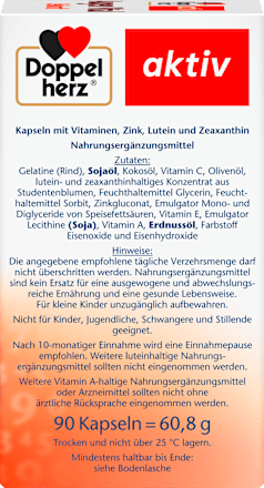 Augen Vital Sehkraft Kapseln 90 St, 60,8 g