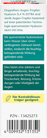 Augentropfen Hyaluron 0,4%, 10 ml