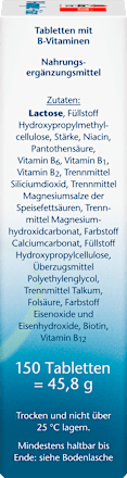 B-Komplex + Folsäure Depot Mini-Tabletten 150 St, 45,8 g