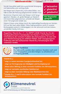 B12 + C + D3 Energie + Immuun tabletten 100 stuks, 110 g