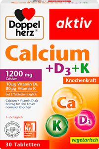 Calcium + Vitamine D3 tabletten 30 stuks, 59,1 g