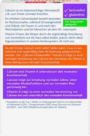 Calcium + Vitamin D3 Tabletten 30 St., 59,1 g