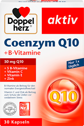 Co-enzym Q 10 + B-vitamines capsules 30 stuks, 12,5 g
