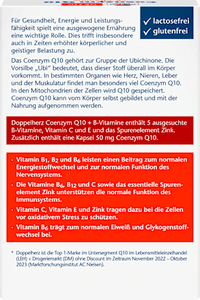 Co-enzym Q 10 + B-vitamines capsules 30 stuks, 12,5 g