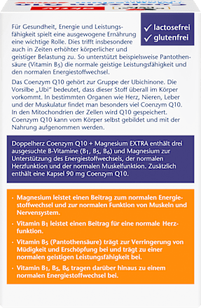 Co-enzym Q10 + Magnesium Capsules 90 stuks, 69,7 g