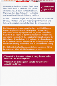 Cranberry +  Kürbis + Vitamin C + Selen Kapseln 30 St., 27,7 g
