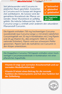 Curcuma 750 capsules 30 stuks, 26,7 g