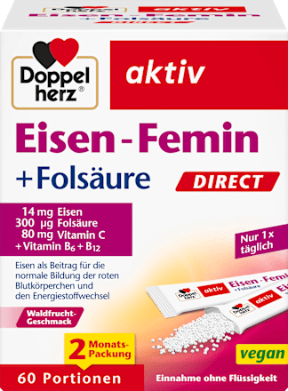 IJzeren vrouwelijke zakjes 60 stuks, 66 g