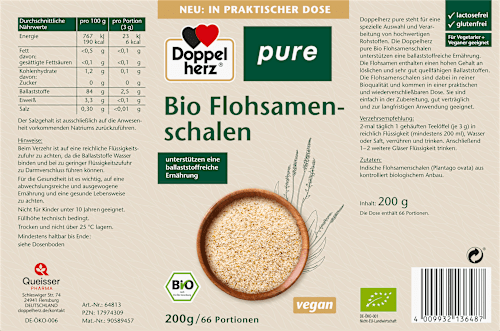 Flohsamenschalen, 200 g