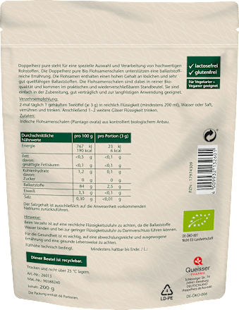 Psylliumvezels, 200 g