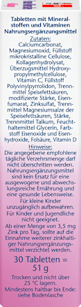 Frauen Mineralien + Kollagen Tabletten 30 St, 51 g