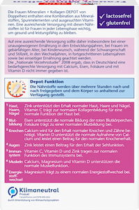Mineralen + collageentabletten voor vrouwen 30 stuks, 51 g