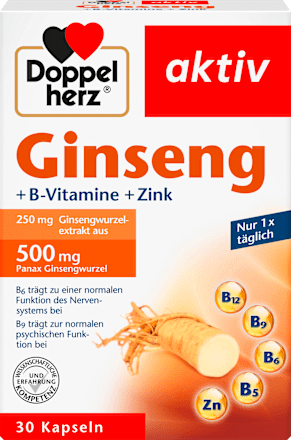 Ginseng capsules 30 stuks, 16,2 g