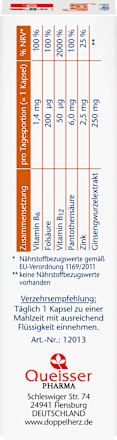 Ginseng capsules 30 stuks, 16,2 g