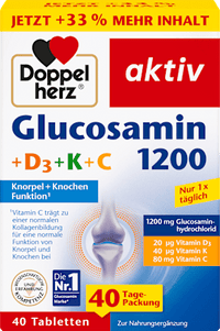 Glucosamin 1200 Tabletten 40 St, 63,2 g