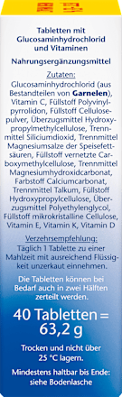 Glucosamin 1200 Tabletten 40 St, 63,2 g