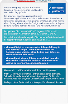 Glucosamin 1650 Kapseln 100 St, 113 g