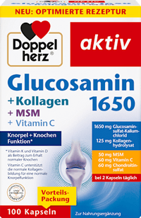 Glucosamin 1650 Kapseln 100 St, 113 g