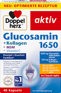 Glucosamin 1650 Kapseln 40 St, 45,2 g