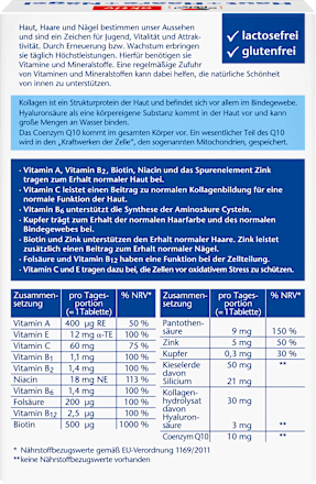 Haut Haare Nägel Tabletten 100 St, 66,5 g