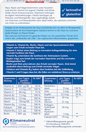 Huid Haar Nagels Tabletten 100 stuks, 66,5 g