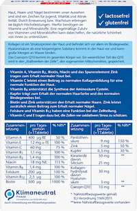 Huid Haar Nagels Tabletten 100 stuks, 66,5 g