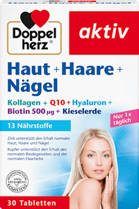 Huid + Haar + Nagels Tabletten (30 tabletten), 19,9 g
