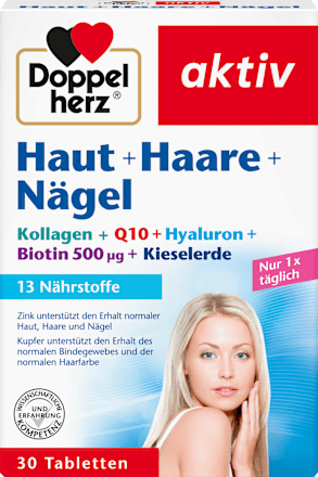 Huid + Haar + Nagels Tabletten (30 tabletten), 19,9 g