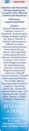Huid + Haar + Nagels Tabletten (30 tabletten), 19,9 g