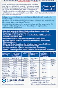 Huid + Haar + Nagels Tabletten (30 tabletten), 19,9 g