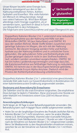 Kalorien Blocker 2in1 Tabletten, 30 St