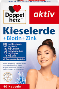 Kieselerde + Biotin + Zink Kapseln 40 St, 38 g