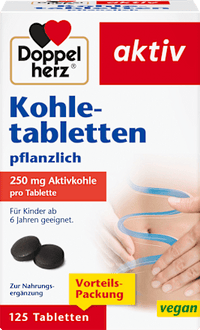 Kohletabletten 125 St, 63 g