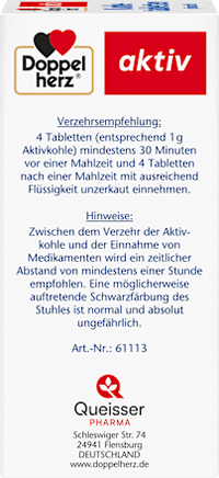 Kohletabletten 125 St, 63 g