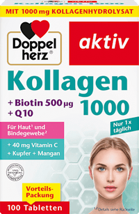 Collageen 1000 tabletten 100 stuks, 136 g