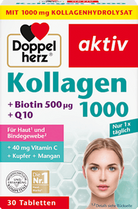 Collageen 1000, tabletten 30 stuks, 40,8 g