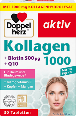 Collageen 1000, tabletten 30 stuks, 40,8 g