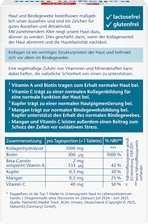 Kollagen 1000, Tabletten 30 St, 40,8 g