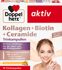 Kollagen + Biotin + Ceramide Trinkampullen 10 St, 250 ml