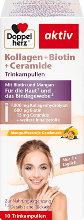 Kollagen + Biotin + Ceramide Trinkampullen 10 St, 250 ml