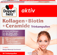 Kollagen + Biotin + Ceramide Trinkampullen 30 St, 750 ml
