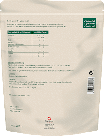 Kollagenpulver, 500 g