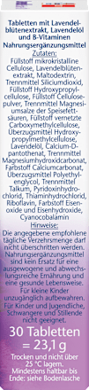 Lavendel tabletten 30 stuks, 23,1 g