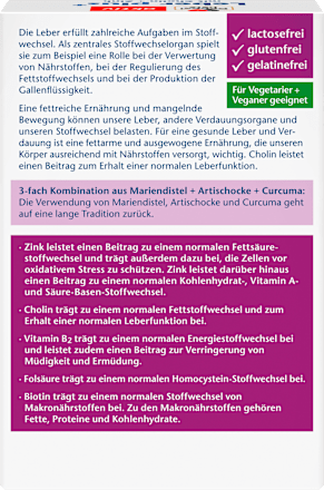 Leber plus Kapseln 30 St, 21,3 g