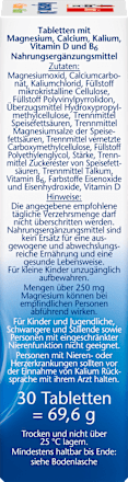 Magnesium 500 + Calcium + Kalium Tabletten 30 St, 69,6 g