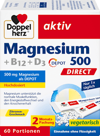 Magnesium 500 Direct Zakjes 60 stuks, 96 g