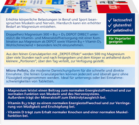 Magnesium 500 Direct Zakjes 60 stuks, 96 g