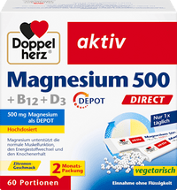 Magnesium 500 Direkt Beutel 60 St, 96 g
