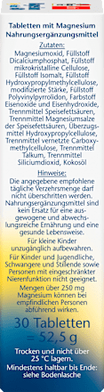 Magnesium 600 Tag + Nacht Depot-Tabletten 30 St, 52,5 g